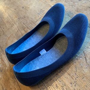 allbirds Black Knit Ballet Flats — Women's Slip-On Loafers